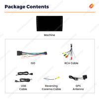 Radio Navegador para Auto MEKEDE, Reproductor con Android Auto, Estéreo, Compatible con DVR, WIFI, FM, 1024*600, para Host Universal de 9 y 10 Pulgadas