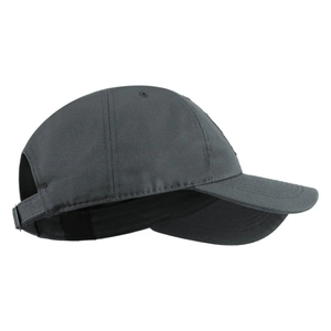 Gorra de Béisbol de 6 Paneles Color Gris Humo con Bordado de la Bandera Estadounidense en la Parte Delantera, Correa Trasera Ajustable, Visera Curva, Estilo Unisex - Product Image 4