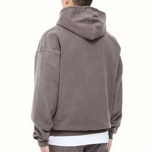 Más tamaño 100% algodón hecho con estilo de bolsillo canguro diseño premium Venta caliente hombres sudaderas con capucha con tasa baja - Product Image 6