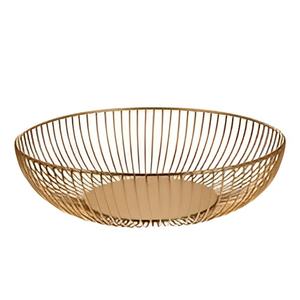 Bol élégant en fil métallique robuste pour fruits et légumes frais Bol de cuisine en fil métallique fait main - Product Image 4