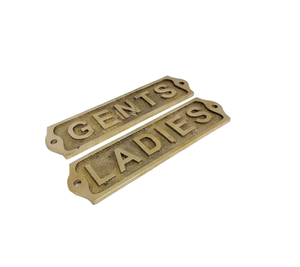 Placa de identificación metálica de latón para decoración de pared, muy vendida en Amazon, a precios de mayorista. - Product Image 6