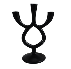 Black Finished Metal Indoor/<b>Outdoor</b> Candlestick Top Selling Home Decor for Weddings Parties <b>Candle</b> Holder Stand <b>Lanterns</b> <b>Candle</b> - Product Image 2