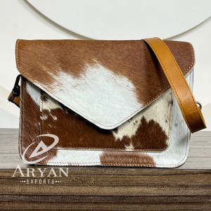 กระเป๋าถือหนังแท้สำหรับผู้หญิงกระเป๋าคาดลำตัวหนังวัวแท้ขนาดใหญ่แบรนด์ดัง - Product Image 1