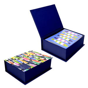 Tùy Chỉnh Gấp Thiệp Chúc Mừng Màu Xanh Cảm Ơn Bạn Thẻ In Đa-Mô Hình Cảm Ơn Bạn Thẻ Thiết Lập Với Hộp Và Phong Bì - Product Image 6