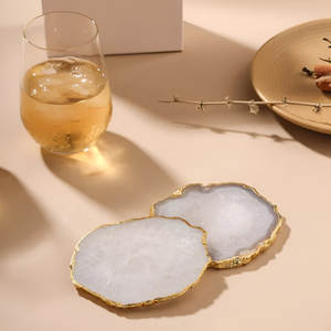 Posavasos de ágata de alta calidad directos de fábrica india, piedra natural para diseños únicos de decoración del hogar, estilo amoroso - Product Image 3