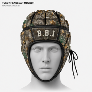 Casque de rugby numérique camouflage marine personnalisé avec logo sur mesure, casque de protection robuste pour joueurs de rugby et équipement d'entraînement - Product Image 4