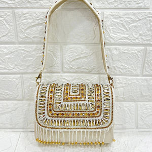 Designer Handmade Woman's Evening <b>Bags</b> New Bridal & Party Wear <b>Clutch</b> for <b>Wedding</b> and Parties - Product Image 2