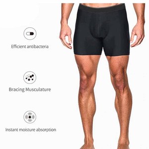 Best Stylish <b>Men's</b> High Street Solid Pattern Joggers Quick Dry <b>Compression</b> Gym <b>Shorts</b> Comfortable Athletic Workout Plain Dyed - Product Image 4