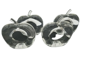 Ronds de serviette de conception fabuleuse avec des accessoires de table à manger de fleur porte-serviettes en acrylique de conception fantaisie nouveau Design - Product Image 5