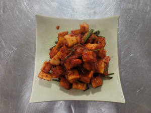 KIMCHI RÁBADO DAIKON RÁBANO COREANO KIMCHI KKAKDUGI RECETA RÁBADO KIMCHI AL POR MAYOR BOLSA AL VACÍO MEJOR PRODUCTO 2024 - Product Image 3