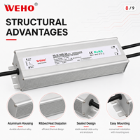 Boîtier en aluminium entièrement protégé Refroidissement naturel Garantie de 2 ans HLG-400-48 400W 8.3A 48V Alimentation électrique à découpage AC/DC