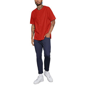 Deportes Softball Jerseys 100% Poliéster Bordado Jerseys de béisbol Personalizado Sublimado Nombre del equipo Logo Número de impresión - Product Image 1