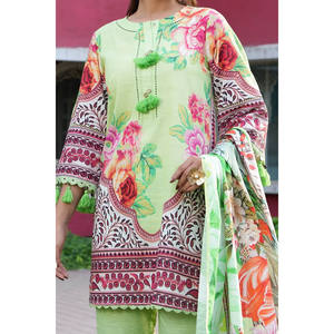 Traje Khaddar de 3 Piezas con Estampado Digital SD-52241 - Product Image 5