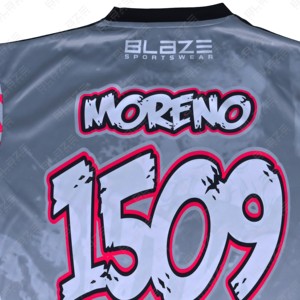 Blaze Fight WearCustom Softball Shirts Venta al por mayor Jerseys de alto rendimiento para equipos Crew, Fitness Camisetas para hombres - Product Image 5