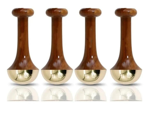 Varita Kansa de madera de alta calidad y al mejor precio, Varita Kansa de tamaño mediano Premium con mango de madera Ayurvédico de glowin fashion - Product Image 3