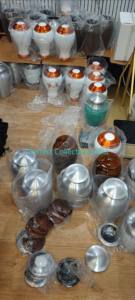 Urnes de crémation en céramique biodégradables personnalisées pour adultes Urnes commémoratives en métal pour la crémation - Product Image 6