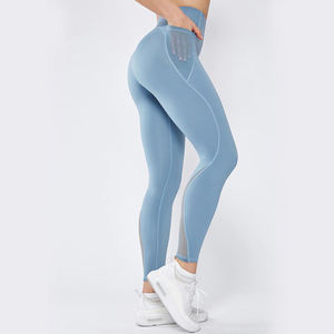 Diseña tu propio estilo Leggings de yoga para mujer Alta calidad Sólido Cordón Cintura alta Piernas acampanadas Logotipo personalizado Razonable - Product Image 4