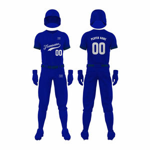 Contraste de couleur Meilleure vente Uniforme de baseball Fabrication professionnelle Vêtements pour jeunes Uniforme de baseball Kit complet - Product Image 4