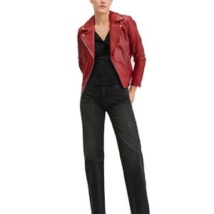 Blouson bomber classique en cuir PU écologique pour l'extérieur, couleur unie, mode quotidienne, imperméable, coupe-vent - Product Image 5