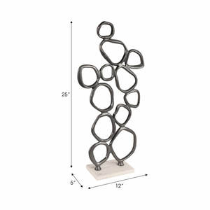 Haute vente nouveau Design Sculpture en métal de regards bulles pour bureau Sculpture de bureau Statue de Table décorative décor à la maison inde - Product Image 2