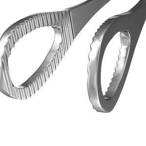 Pinzas para Esponjas y Aplicadores de Acero Inoxidable Collin, Rectas, 25 cm, Instrumentos Médicos Quirúrgicos Reutilizables, Certificación CE - Product Image 6