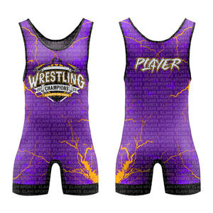 เสื้อมวยปล้ำแบบยืดได้ผ้าโพลีเอสเตอร์แบบ100% น้ำหนักเบาระบายอากาศได้ดีสำหรับทีมผู้ใหญ่ - Product Image 2