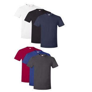 เสื้อยืดผ้าฝ้าย100% สำหรับผู้ชายเสื้อยืดลำลองสีทึบเสื้อยืดคู่ไซส์ใหญ่สีดำขาวเทาเสื้อกีฬาสีพื้นสำหรับฤดูร้อน2025 - Product Image 2