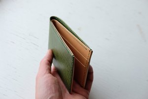 Cartera plegable de cuero real con modo sigiloso a la moda para hombres con ventana de identificación y bloqueo de RFID EN EL LBW-0196 - Product Image 2