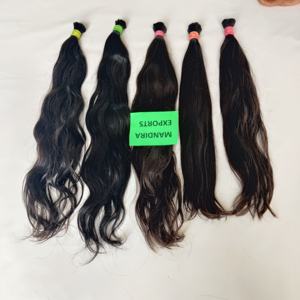 100% Naturel En Vrac Droit Soyeux Noir Temple Vietnamien Extension De Cheveux Humains Jeune Vierge Style Indien Cheveux Humains - Product Image 2