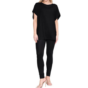 Ensemble de leggings baggy à épaules dénudées pour femmes - Product Image 1