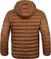 Nouvelle conception, qualité supérieure, veste matelassée à capuche pour homme, coupe-vent respirante, en tissu softshell, fermeture éclair imprimée, poids lourd