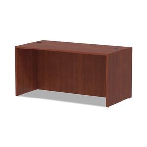 Mueble de recepción recto de la serie Alera Valencia ALEVA216030MC-59.13 pulgadas. X 29.5 Pulgadas X 29.63 Pulgadas Escritorios de Oficina Color Cerezo Mediano - Product Image 3
