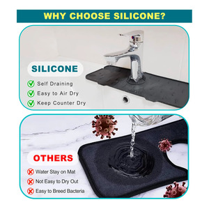 <b>Silicone</b> Sink <b>Mat</b> - Assorted Colors - Product Image 2