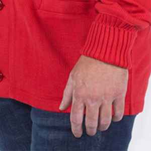 <b>Vintage</b> Style Varsity Knit <b>Sweater</b> Soft Warm Slim Fit 100% Cotton Pullover Custom Logo Buttons Casual OEM Autumn Fashion Daily - Product Image 2