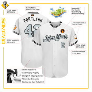Camisetas de béisbol de ingeniería de precisión SAMAVIA, ajuste personalizado para equipos de EE. UU., camiseta de béisbol de rendimiento profesional, atletas de EE. UU. personalizables - Product Image 3