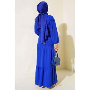 Robe superposée à demi-bouton sur le devant en Saxe - Product Image 2