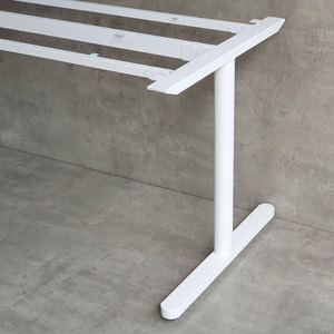 Pieds de table minimalistes en aluminium pour table à manger de 140x70cm, système TIO, revêtement poudré HCTO004 - Product Image 5