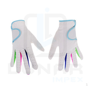 <b>Gloves</b> for Professional Golf Players Cabretta Leather Material <b>Moisture</b> Wicking and Flexible Strong Wrist Leather Palm <b>Gloves</b> - Product Image 3