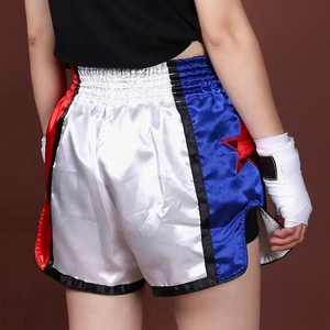 Shorts pour hommes en satin personnalisables pour l'entraînement et la compétition de MMA, Muay Thai, boxe et arts martiaux - Product Image 3