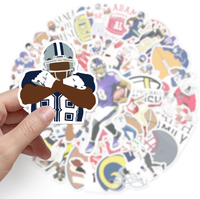 Autocollants 3D personnalisés pour casque de baseball avec autocollants adhésifs pour pare-chocs
