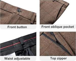 Pantalon habillé pour homme 2026, nouveau style respirant, doublure en tissu, conception OEM, vente en gros, avec couleur, taille et logo personnalisables - Product Image 5