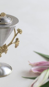 Modern Stainless Steel <b>Incense</b> <b>Burner</b> <b>Holder</b> with Decorative Brass Leaf Stand Home Decor Aromatherapy Accessory For Middle East - Product Image 6