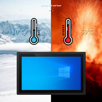 Panel PC Industrial con Pantalla Táctil Multitáctil Resistiva Capacitiva Integrada, Montado en VESA, Impermeable IP65