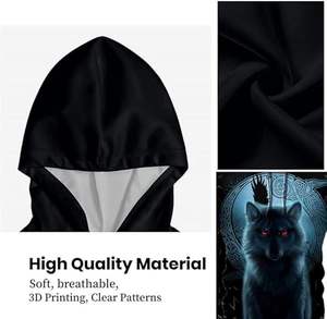 Conjunto Deportivo Unisex de 2 Piezas, Transpirable y de Secado Rápido, Personalizable para Entrenamiento, con Estampado Digital y Logotipo de Lobo - Product Image 6