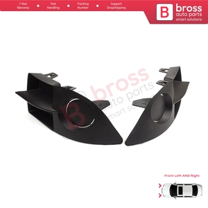 BSP1243 Boîtier de cadre de phare antibrouillard de pare-chocs avant gauche droite pour Clio II Phase 4 Symbole MK1 Campus 2006-2008 7702295498 - Product Image 3
