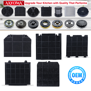 Filtros de Carbón Activado para Campana, Repuesto 10013866 082600612, Compatible con Klarstein HJA2241 HJA2300 HJA2339 HJA290 - Product Image 3