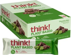 <b>think</b>! Vegan/Plant Based High Protein Bars - Chocolate Mint 10 Count - Product Image 4