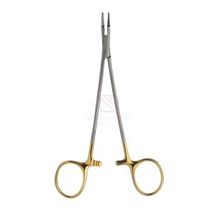 Ryder ที่เก็บเข็มแบบแมนนวล6นิ้วคีม TC | เหล็กสแตนเลสครึ่งทองใช้ซ้ำได้เครื่องมือผ่าตัดพลาสติก - Product Image 3