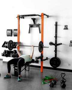 New 2026 Commercial Multi-Function Wall-Mounted Folding Power Squat <b>Rack</b> for Home and Gym Use with Stainless Steel <b>Weight</b> Stuck - Product Image 2