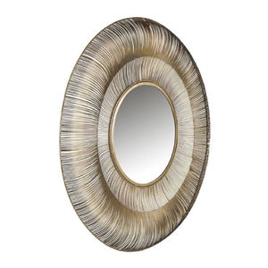 Trendy Decorative Iron Metal Wall Hanging <b>Mirror</b> <b>Gold</b> Finished for Home Living Room Decor <b>Oval</b> Shape Wall <b>Mirror</b> - Product Image 5